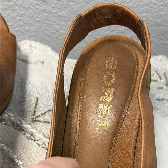 EUC Sorel After Hours Slingback Wedges - Picture 7 of 15